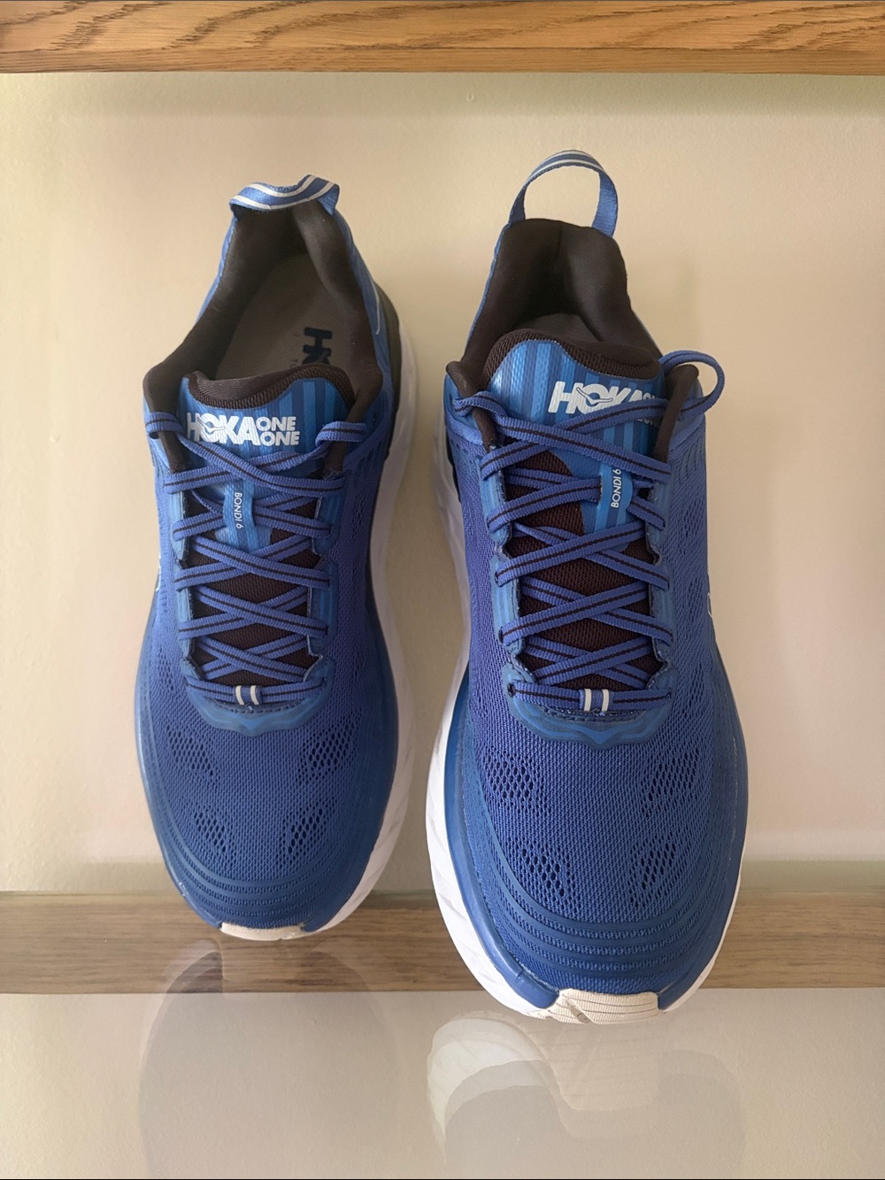 Hoka Men's Bondi 6 Running Shoes Galaxy Blue/Anthracite